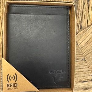Atlanta Falcons  Football Sparo Wallet Lic NFL BI-Fold Leather Billfold RFID